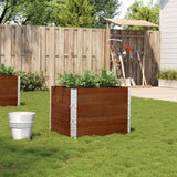 Vidaxl plantenbak 80x60 cm massief grenenhout bruin