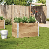 Vidaxl plantenbak 100x50 cm massief grenenhout