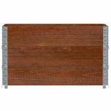 Vidaxl plantenbak 100x50 cm massief grenenhout bruin