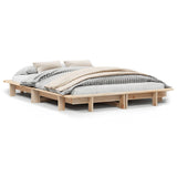 Vidaxl bedframe zonder matras massief grenenhout 120x200 cm