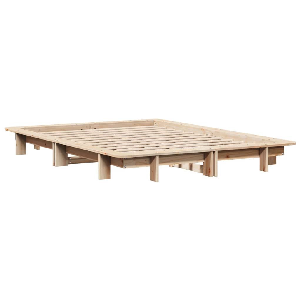 Vidaxl bedframe zonder matras massief grenenhout 120x200 cm