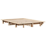 Vidaxl bedframe zonder matras massief grenenhout 120x200 cm