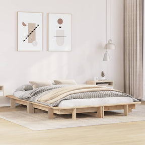 Vidaxl bedframe zonder matras massief grenenhout 120x200 cm