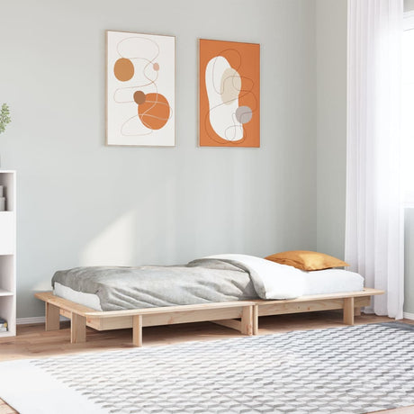Vidaxl bedframe zonder matras massief grenenhout 90x200 cm