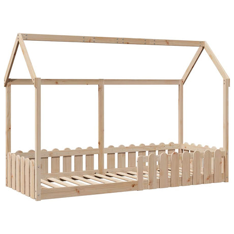 Vidaxl bedhuis massief grenenhout 80x200 cm