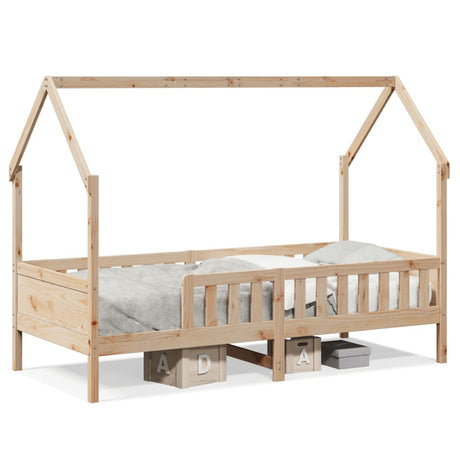 Vidaxl bedhuis massief grenenhout 90x200 cm