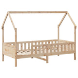 Vidaxl bedhuis massief grenenhout 80x200 cm
