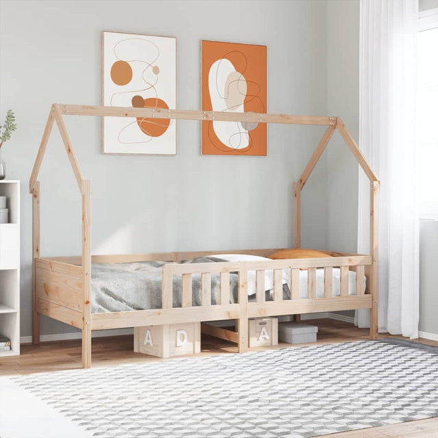 Vidaxl bedhuis massief grenenhout 80x200 cm
