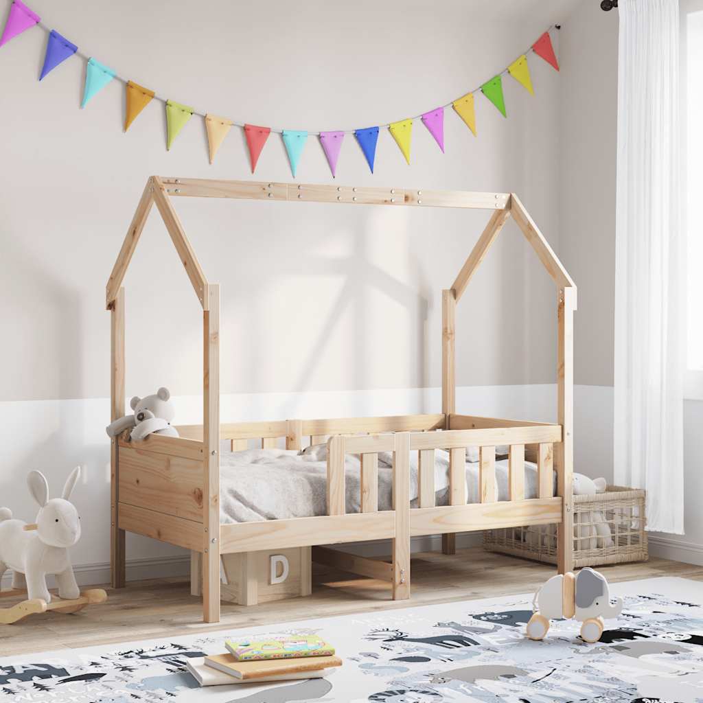 Vidaxl bedhuis massief grenenhout 80x160 cm
