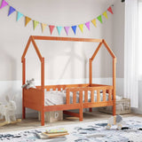Vidaxl bedhuis wasbruin massief grenenhout 80x160 cm