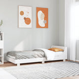 Vidaxl bedframe zonder matras massief grenenhout wit 90x190 cm