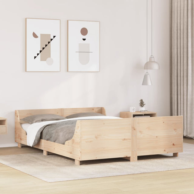 Vidaxl bedframe zonder matras massief grenenhout 120x200 cm