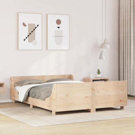 Vidaxl bedframe zonder matras massief grenenhout 120x190 cm