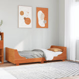 Vidaxl bedframe zonder matras massief grenenhout wasbruin 90x190 cm