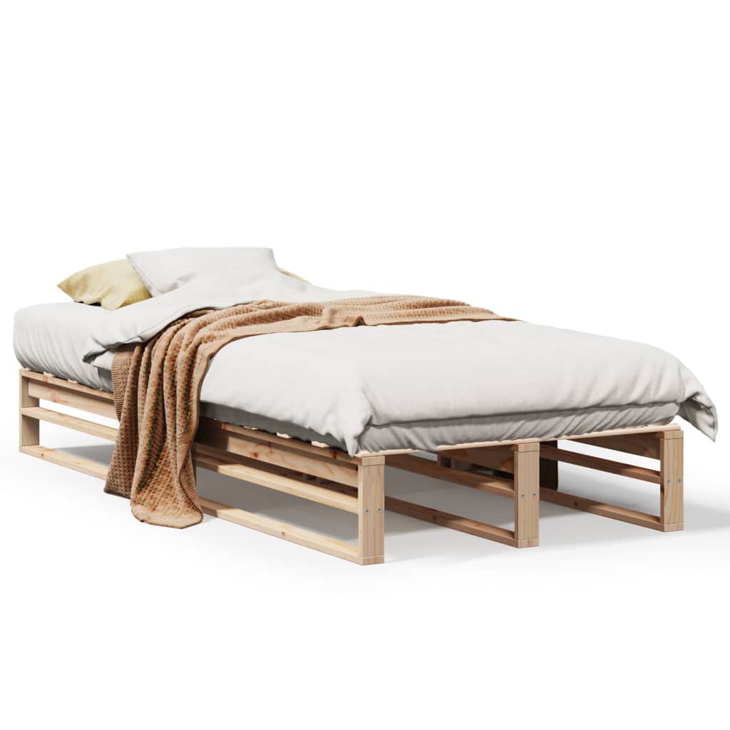Vidaxl bedframe zonder matras massief grenenhout 90x200 cm