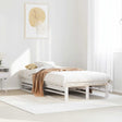 Vidaxl bedframe zonder matras massief grenenhout wit 90x200 cm