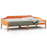 Vidaxl bedframe zonder matras massief grenenhout wasbruin 80x200 cm