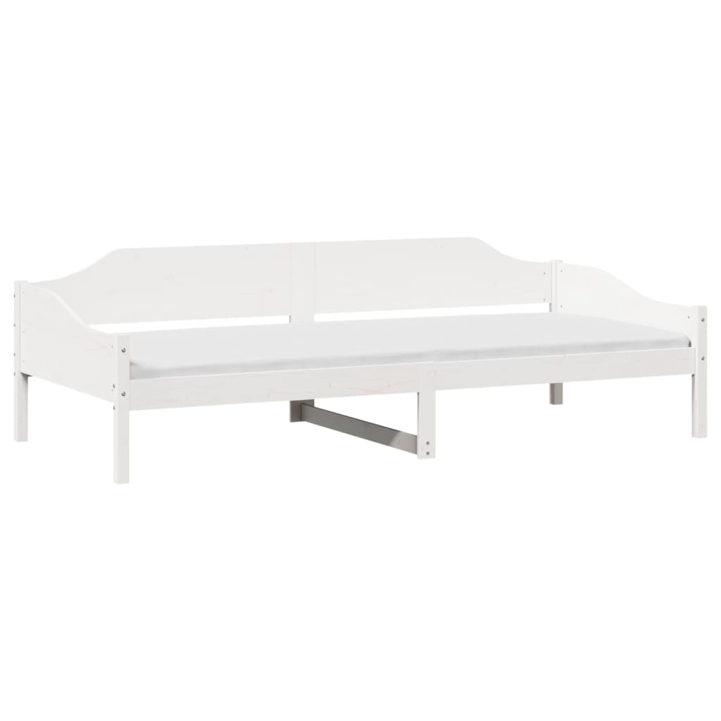 Vidaxl bedframe zonder matras massief grenenhout wit 90x190 cm