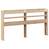 Vidaxl hoofdbord met schappen 150 cm massief grenenhout