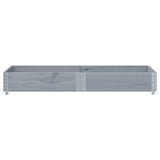 Vidaxl palletopzetrand 150x100 cm massief grenenhout grijs
