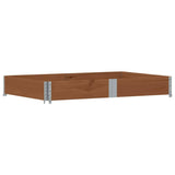 Vidaxl palletopzetrand 150x100 cm massief grenenhout bruin