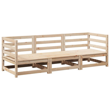 Vidaxl 3-delige loungeset massief grenenhout