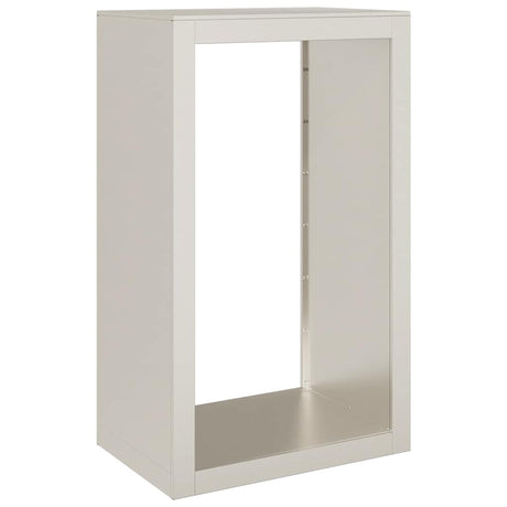 Vidaxl brandhoutrek 60x40x100 cm weervast staal