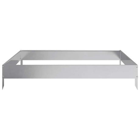 Vidaxl plantenbak verhoogd 100x100x18,5 cm gegalvaniseerd staal