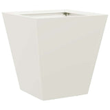 Vidaxl plantenbak 30x30x30 cm staal wit