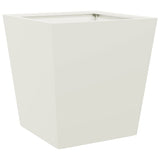 Vidaxl plantenbak 40x40x40 cm staal wit