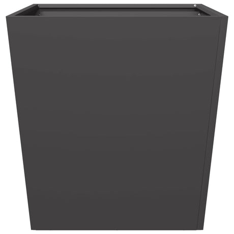 Vidaxl plantenbak 50x50x50 cm staal zwart
