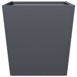 Vidaxl plantenbak 50x50x50 cm staal antracietkleurig