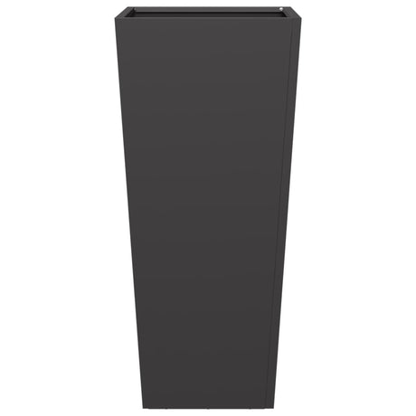 Vidaxl plantenbak 35x35x75 cm staal zwart