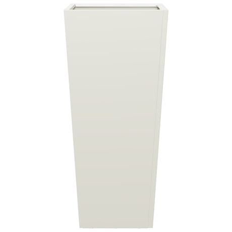 Vidaxl plantenbak 35x35x75 cm staal wit