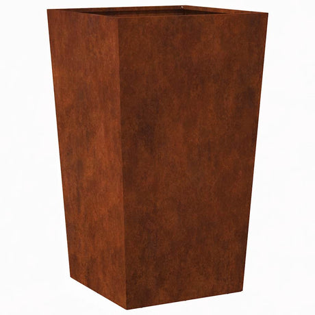 Vidaxl plantenbak 45x45x75 cm weervast staal