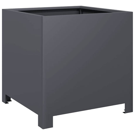 Vidaxl plantenbak 40x40x40 cm staal antracietkleurig