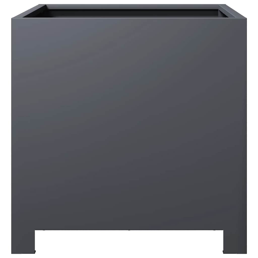Vidaxl plantenbak 40x40x40 cm staal antracietkleurig