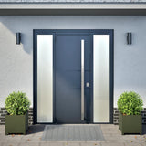 Vidaxl plantenbakken 2 st 40x40x40 cm staal olijfgroen