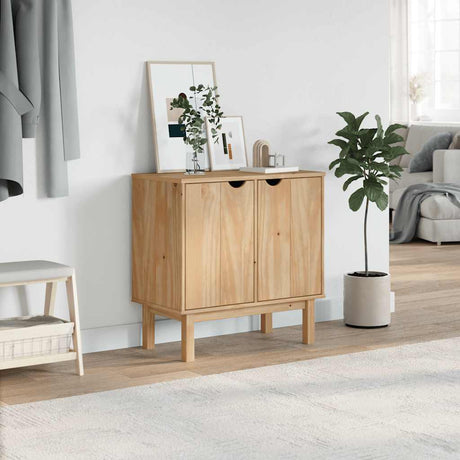 Vidaxl gangkast otta 75x40x75 cm massief grenenhout