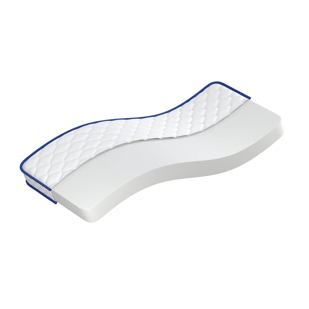 Vidaxl traagschuimmatras 80x200x17 cm zacht wit