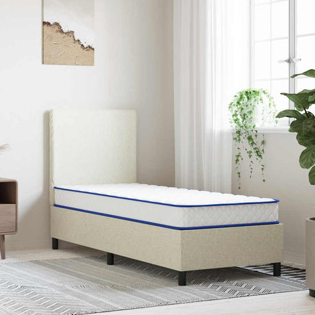 Vidaxl traagschuimmatras 80x200x17 cm zacht wit