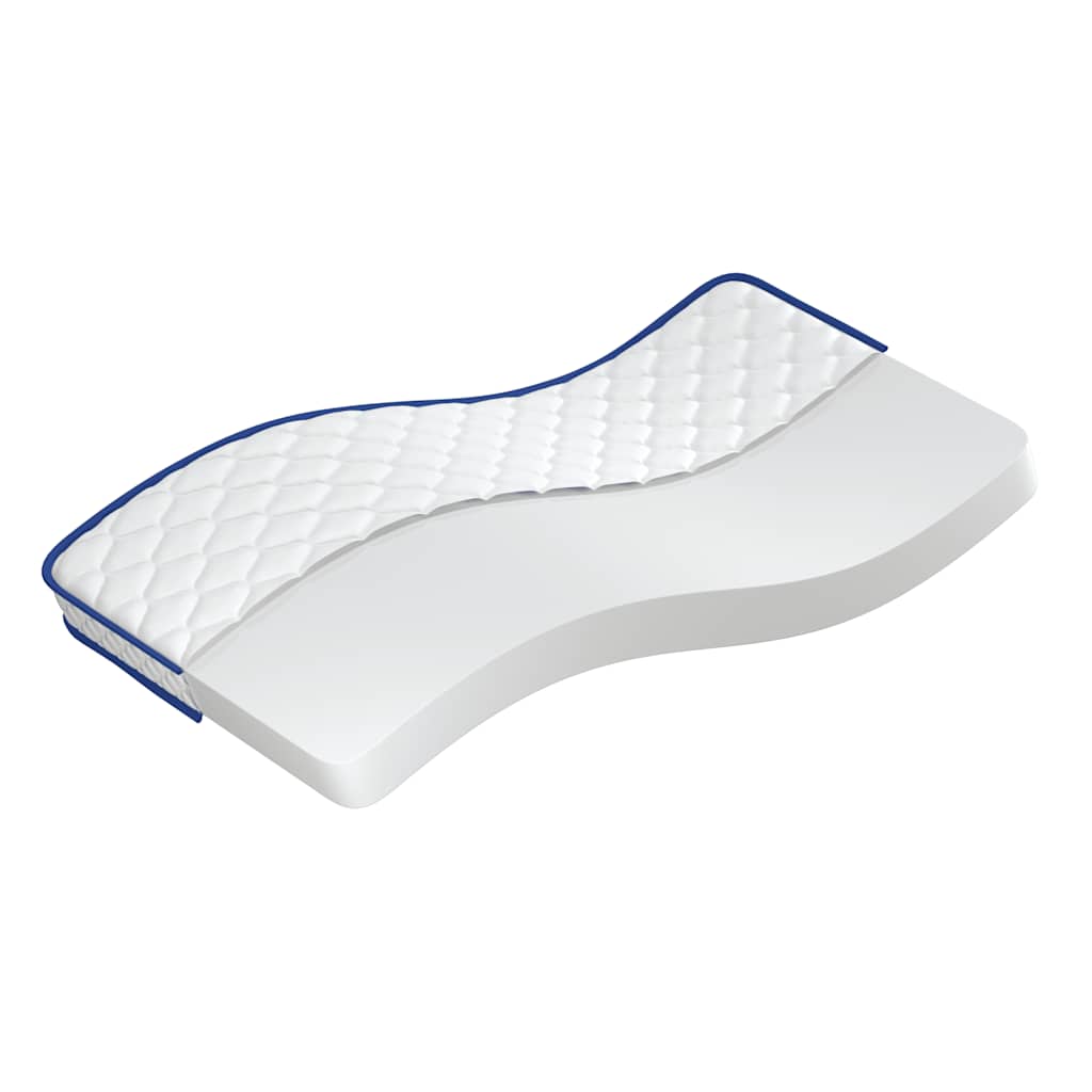 Vidaxl traagschuimmatras 90x190x17 cm zacht wit