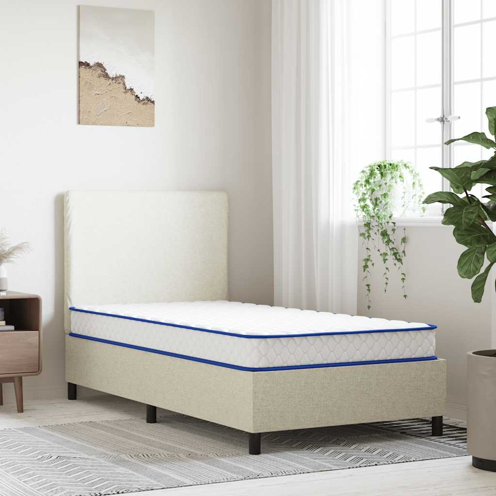 Vidaxl traagschuimmatras 90x190x17 cm zacht wit