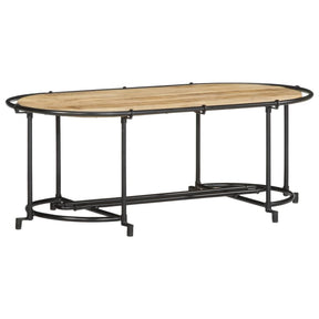 Vidaxl salontafel 110x55x40 cm massief ruw mangohout