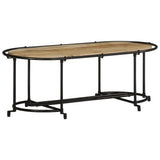 Vidaxl salontafel 110x55x40 cm massief ruw mangohout
