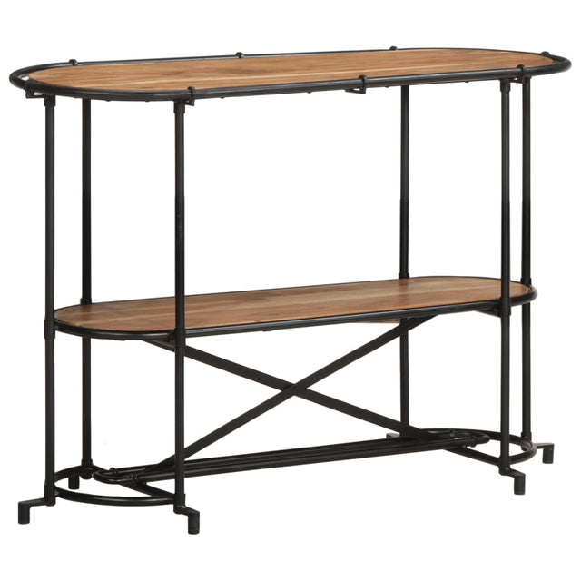 Vidaxl wandtafel 110x42x76 cm massief acaciahout