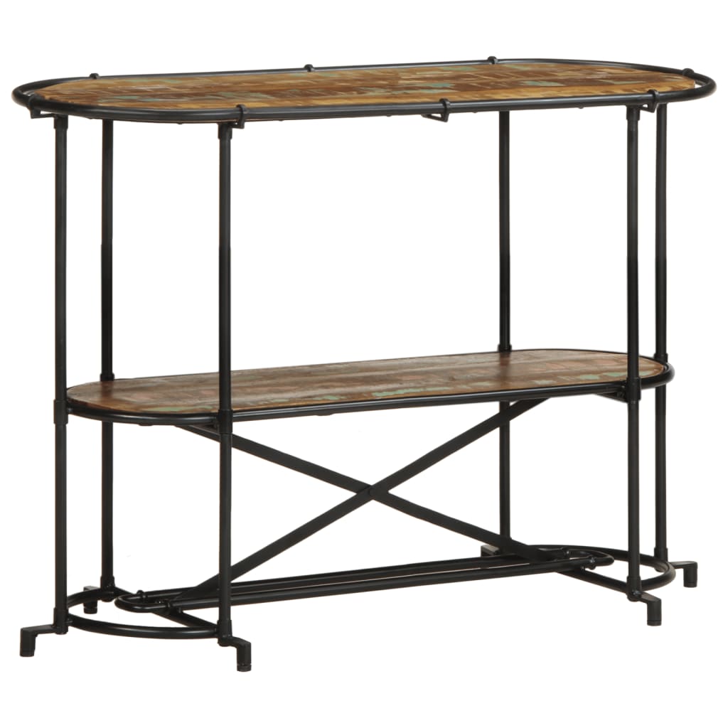 Vidaxl wandtafel 110x42x76 cm massief gerecycled hout