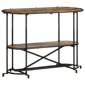 Vidaxl wandtafel 110x42x76 cm massief gerecycled hout
