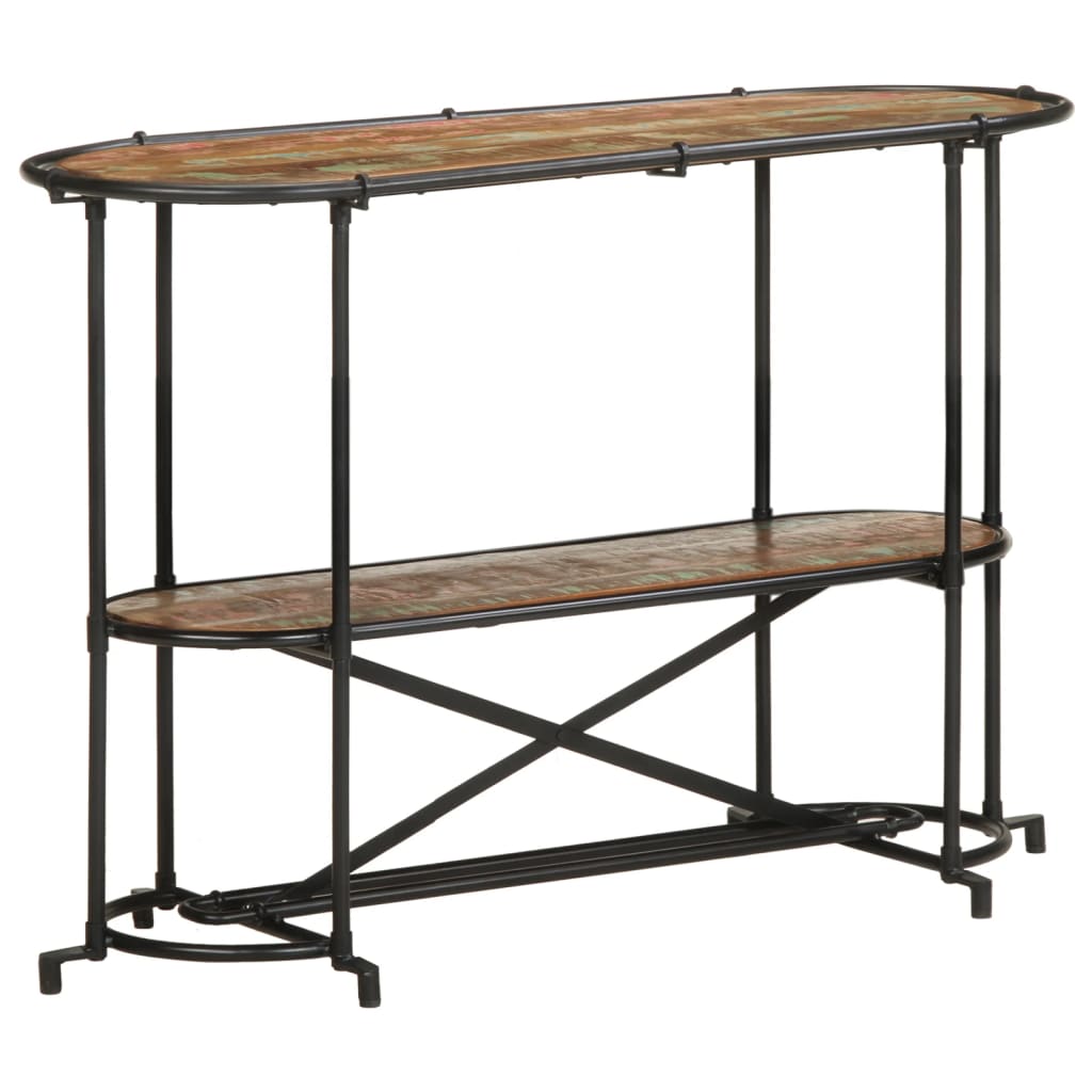 Vidaxl wandtafel 110x42x76 cm massief gerecycled hout