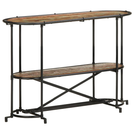 Vidaxl wandtafel 110x42x76 cm massief gerecycled hout